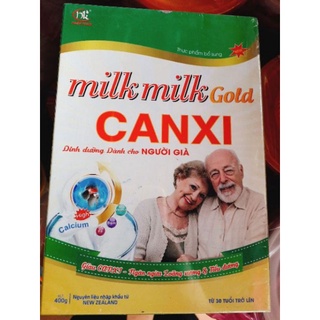 Sữa bột canxi cho người già Milkmilkgold canxi 400g