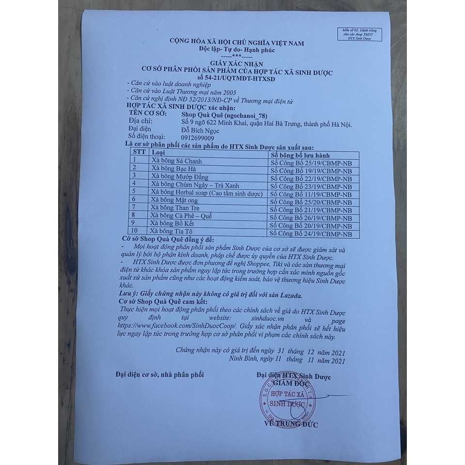 Vụn xà bông Sinh Dược 100% từ thiên nhiên 500gr