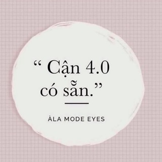 Cận 4.0 có sẵn