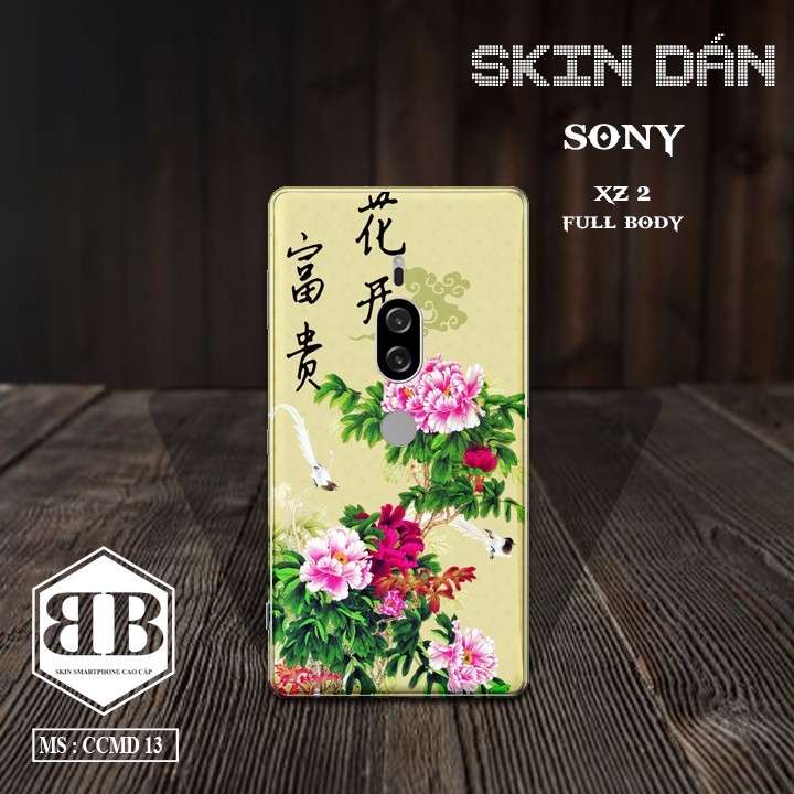 Bộ Skin Dán Sony Xperia XZ2 Premium dán full lưng viền dùng thay ốp lưng điện thoại đẹp xuất sắc