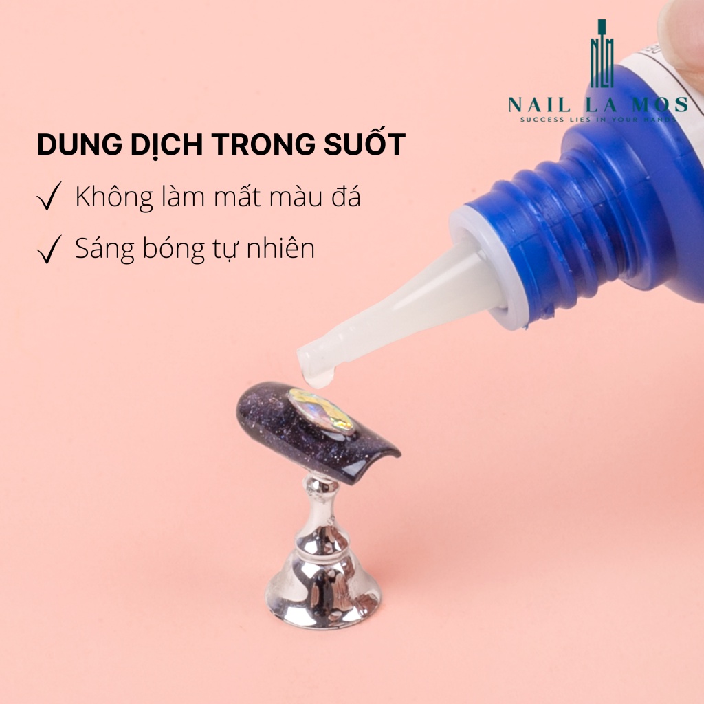 Nước làm sáng đá nail Diamond Clean Glue - nước tháo đá nail chuyên dụng cho dân làm móng (20ml)