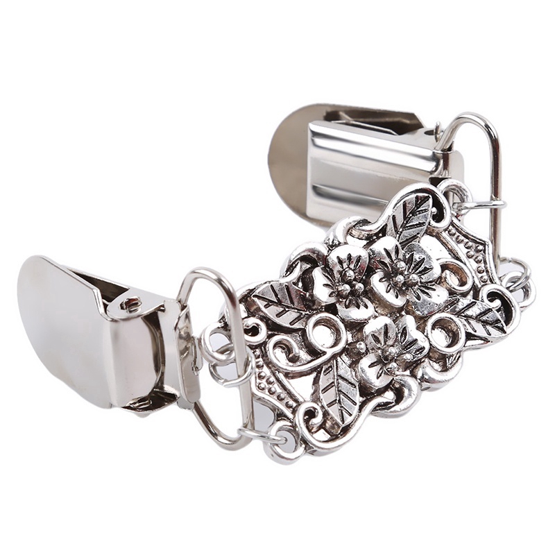 Kẹp cài áo khoác cardigan đính ngọc trai thời trang