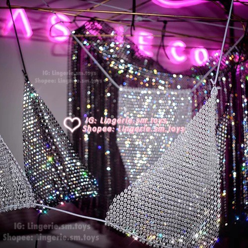 Bikini Lấp Lánh Chanh Sả - Đính Đá Bắt Sáng Nổi Bật - Pool Party Set (video+ảnh thật) | BigBuy360 - bigbuy360.vn