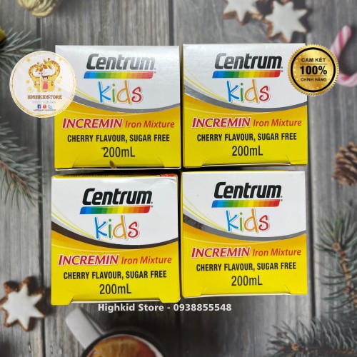 Siro Centrum Kids Incremin Iron Mixture Của Úc 200ml