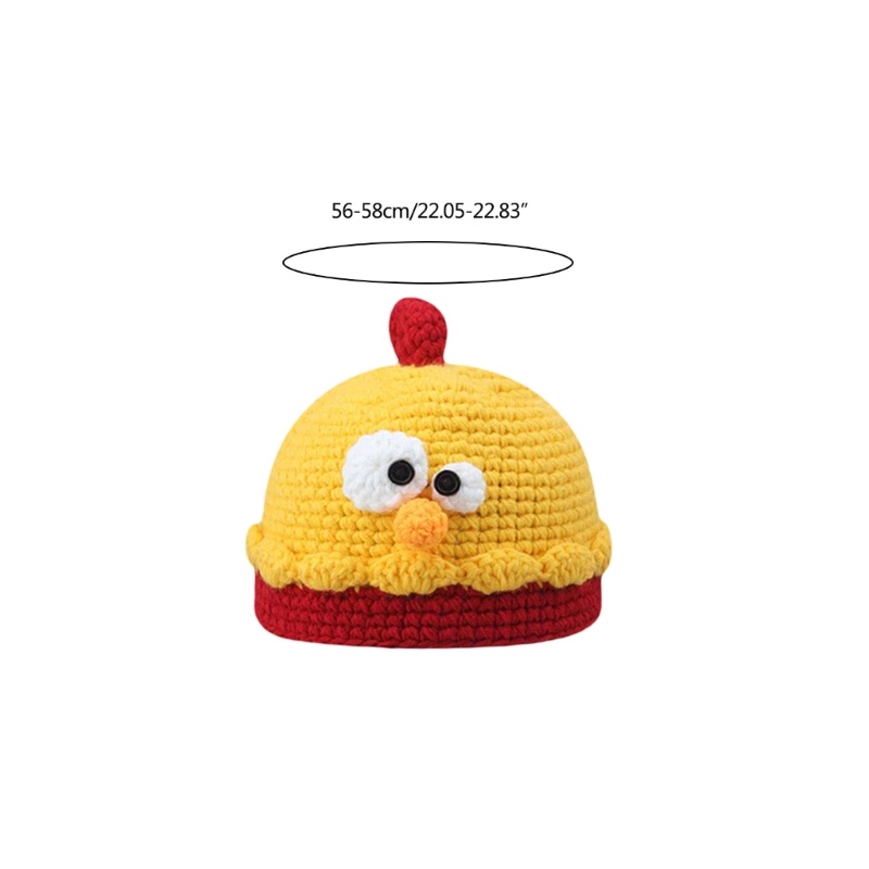 Mũ Len Beanie Dệt Kim Họa Tiết Động Vật Hoạt Hình Dễ Thương Thời Trang Mùa Đông Cho Tuổi Teen 11 Phong Cách
