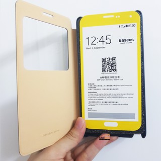 [FREESHIP] Bao da SView Samsung Galaxy NOTE 4 của Baseus