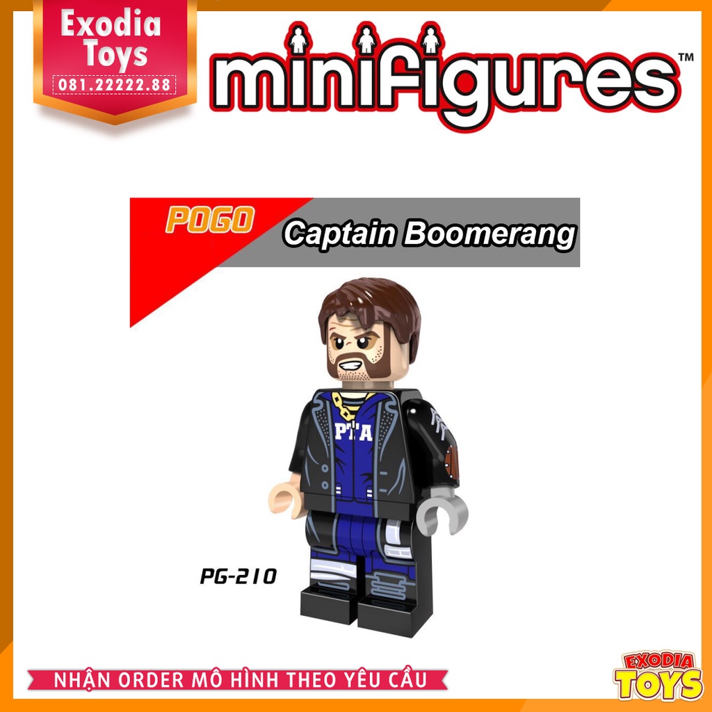 Xếp hình Minifigure nhân vật siêu anh hùng Marvel và DC Comics - Đồ Chơi Lắp Ghép Sáng Tạo - POGO 8058