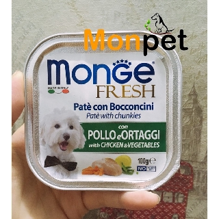 Pate Monge cho chó nhiều vị 100g