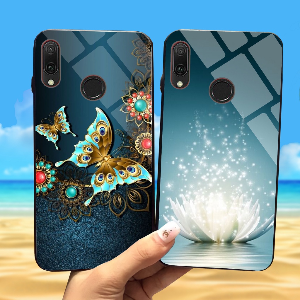 Ốp Lưng Huawei Nova 3i, Nova 3e Mặt kính cường lực sáng bóng, cao cấp