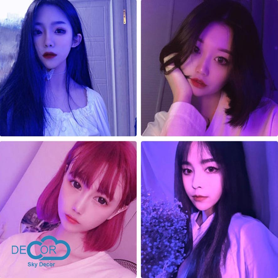 Đèn Led Tiktok Sky Decor - Tặng điều khiển, chuyên quay clip sống ảo, decor trang trí, làm đèn ngủ