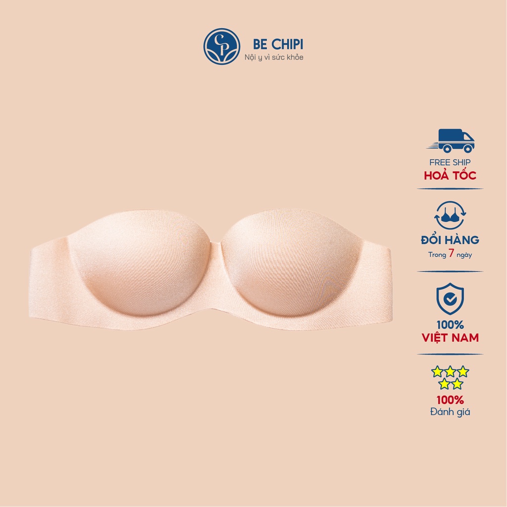 Áo Ngực BECHIPI Không Dây Cúp Ngang Quây Ngang Bralette AL1005