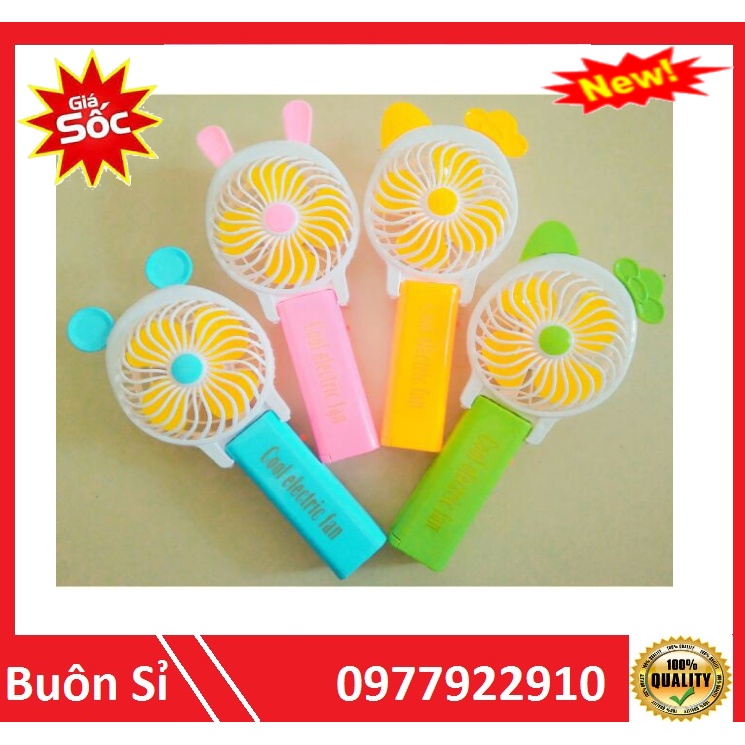 Quạt mini cầm tay chạy pin