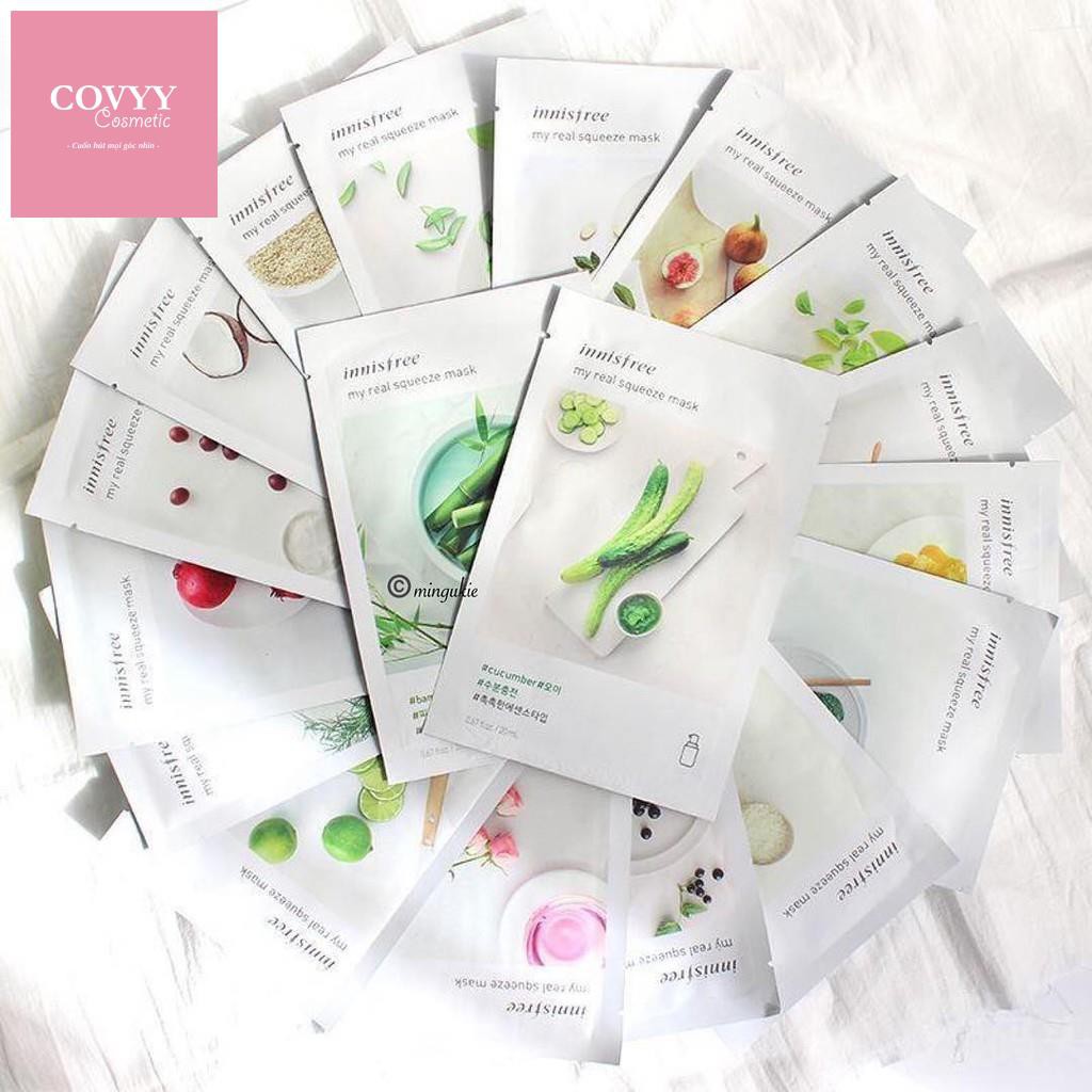 Mặt nạ giấy Innisfree mix ❣️FREESHIP❣️ dưỡng ẩm & làm trắng da. | BigBuy360 - bigbuy360.vn