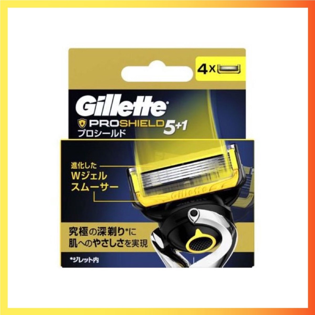 Hộp lưỡi dao thay thế Gillette Fusion 5+1 Nhật Bản