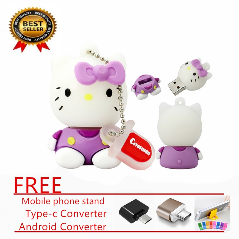 Usb 3.0 Dung Lượng 1tb Hình Hello Kitty Dễ Thương | BigBuy360 - bigbuy360.vn