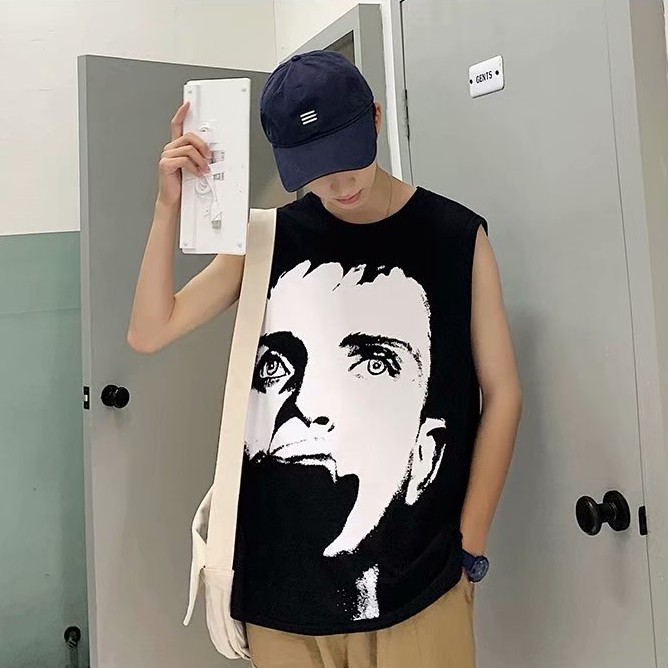 Áo Thun Thể Thao Ba Lỗ Dáng Rộng Thời Trang Cho Nam