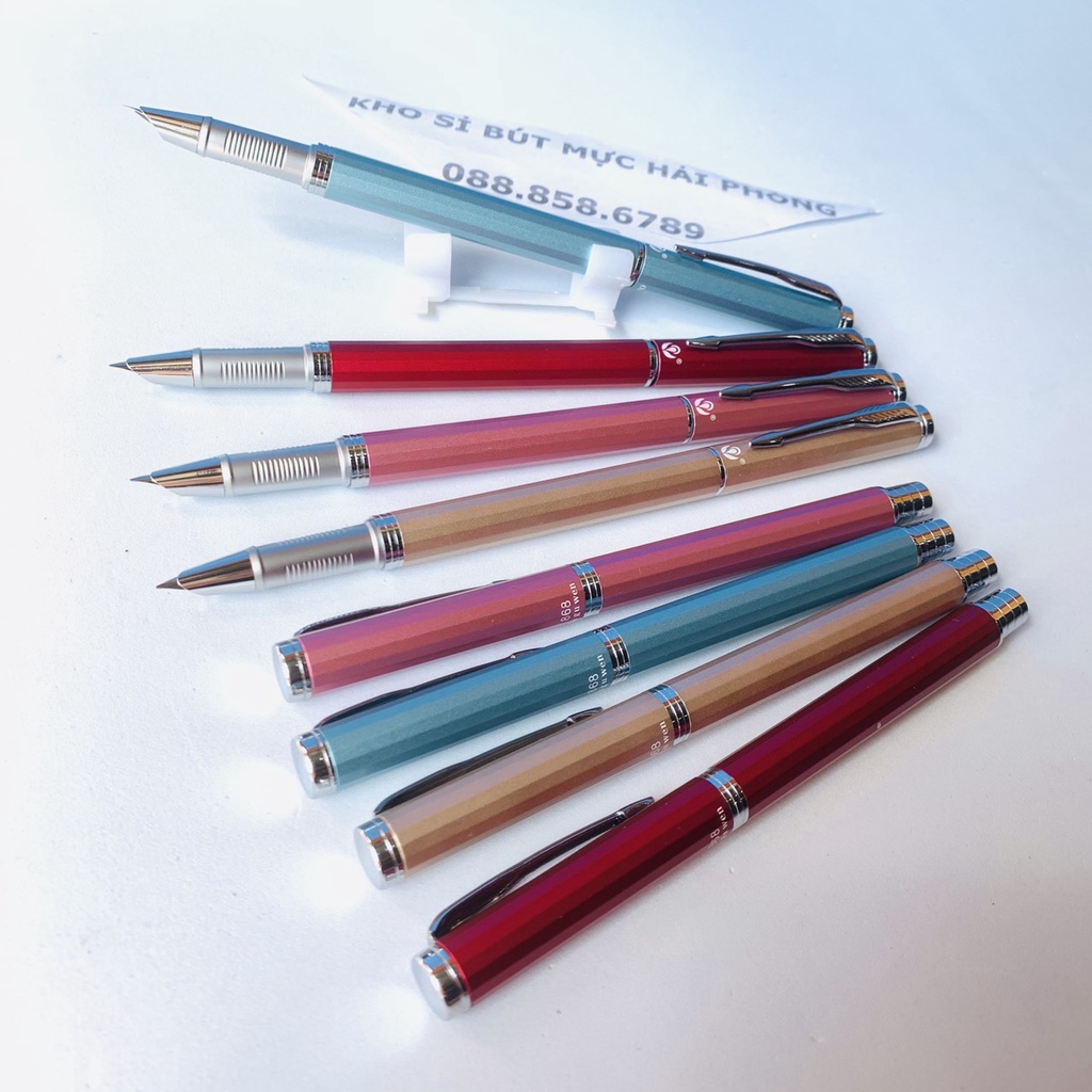 Bút máy 868 ngòi kim tinh lá tre mới thích hợp cho luyện viết hàng ngày