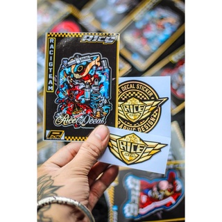 Tem Rice Sticker Sói samurai