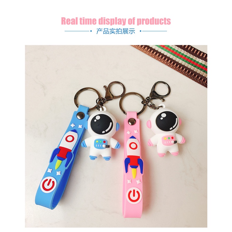 Móc Khóa Hình Phi Hành Gia Hoạt Hình Sáng Tạo