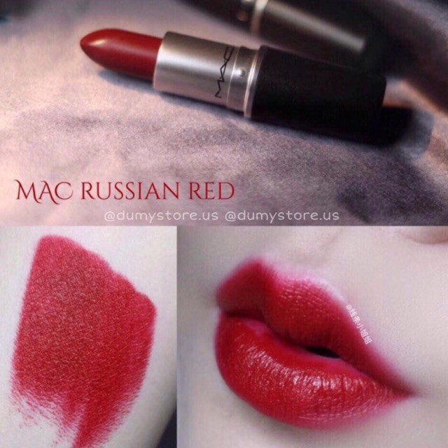 Son thỏi MAC Matte Lipstick Russian Red Đỏ sẫm