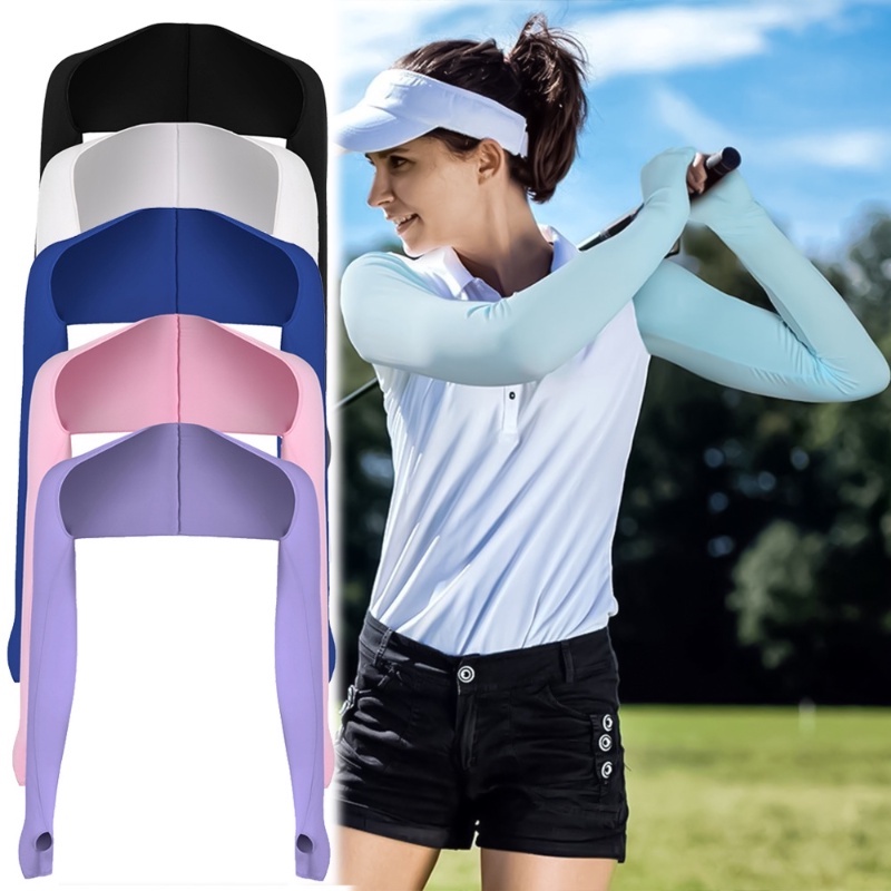 1 Cái Khăn Choàng Cổ Tay Dài Chống Nắng Một Mảnh Thời Trang Đơn Giản Phù Hợp Đi Xe Đạp Hàng Ngày
