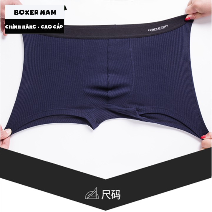 Thanh Lí  Hộp 4 Quần Lót Nam Boxer ( quần sịp đùi ) Cao Cấp xuất Âu
