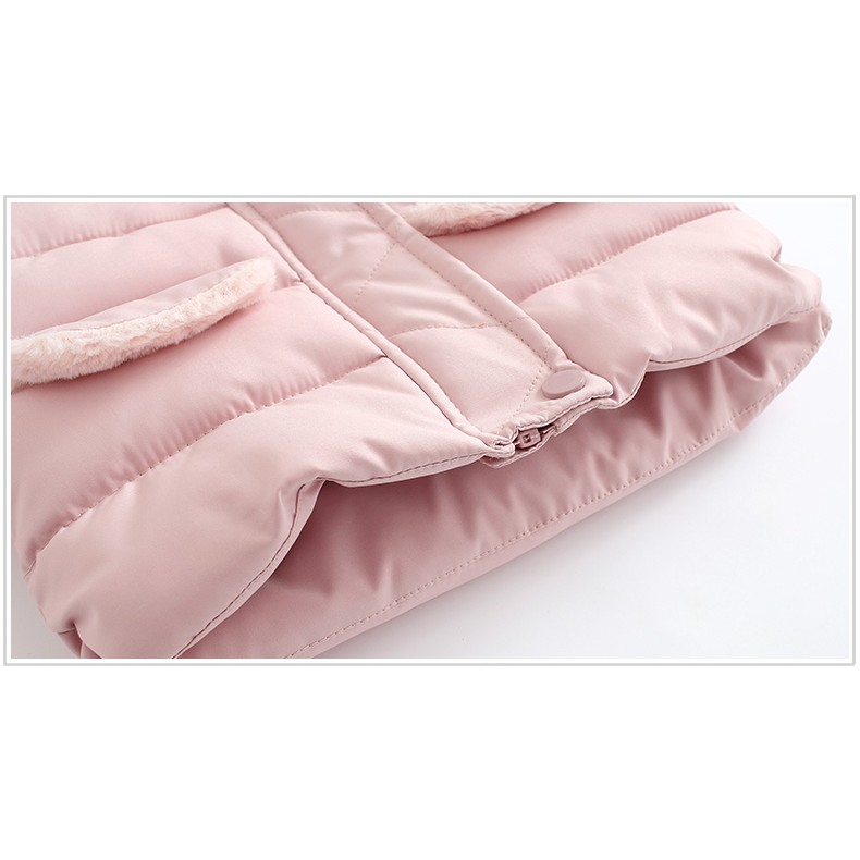 Áo Khoác Nhồi Bông Dày Phong Cách Công Chúa Thời Trang Mùa Đông 2020 Dành Cho Bé Gái ^ o ^ 2020