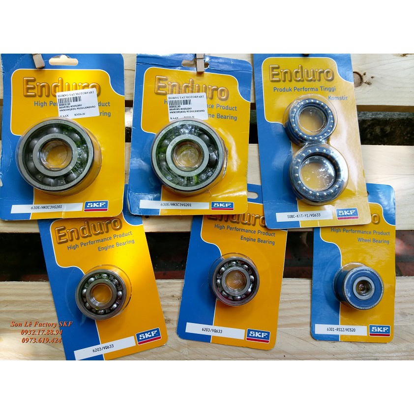 Bạc đạn dên SKF Enduro Best performance cho Exciter 135, 150, 155