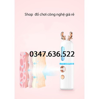 [XẢ KHO_FREESHIP] Máy Xông Mặt Mini (Máy Phun Sương Cầm Tay) Công Nghệ Nano