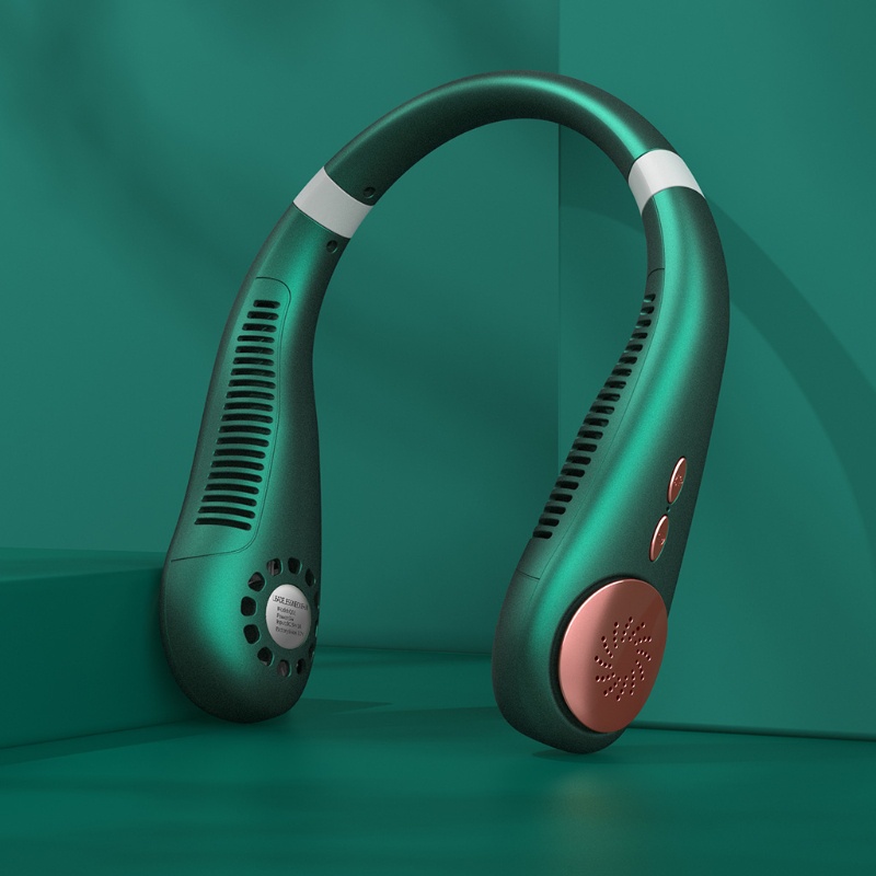 Quạt Thể Thao Mini Đeo Cổ Không Cánh Sạc USB Đa Ứng Dụng Cho Nhà Ở / Văn Phòng