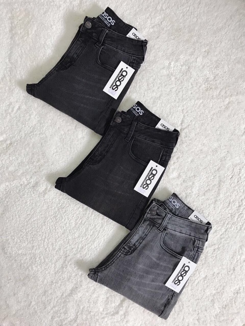 Quần baggy xám muối tiêu