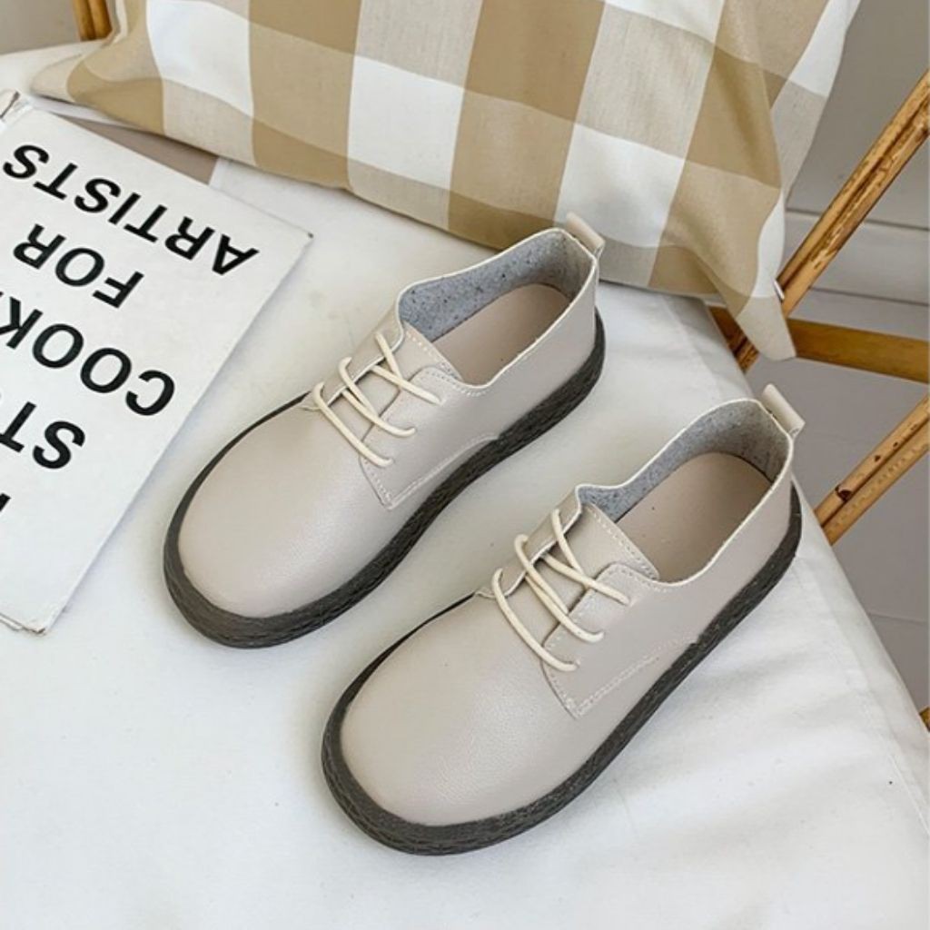 Giày Nữ Slip On Da - Giày Lười Da Nữ Dáng Bè Siêu Xinh -  MPS248 [HÀNG ORDER] | BigBuy360 - bigbuy360.vn