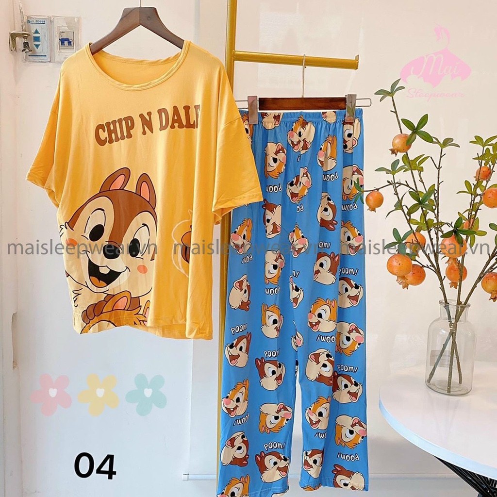 Bộ Đồ Ngủ Nữ Hoạt Hình Dễ Thương | BigBuy360 - bigbuy360.vn