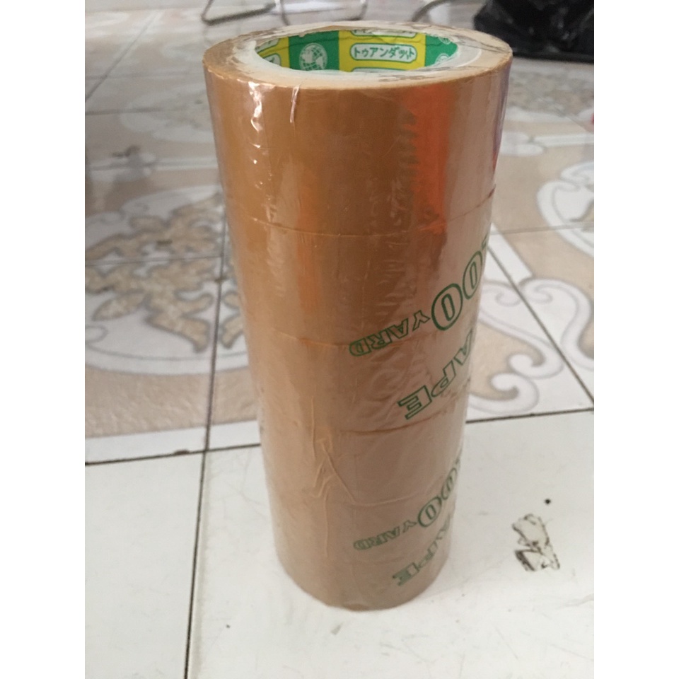 Băng keo dán thùng- Keo opp trong 100Y cây 1,2kg