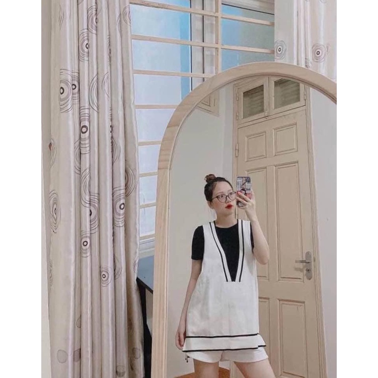 Áo gile trắng nữ Stradivarius