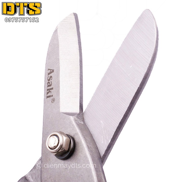 Kéo cắt tôn kiểu Đức thép Chrome Vanadium Asaki (Kéo cắt tole)