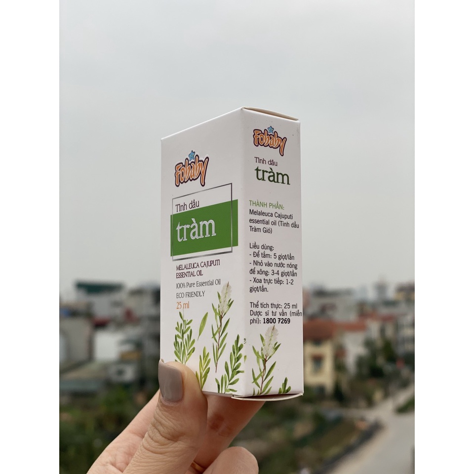 Tinh dầu KHUYNH DIỆP cao cấp Fobaby (25ml)