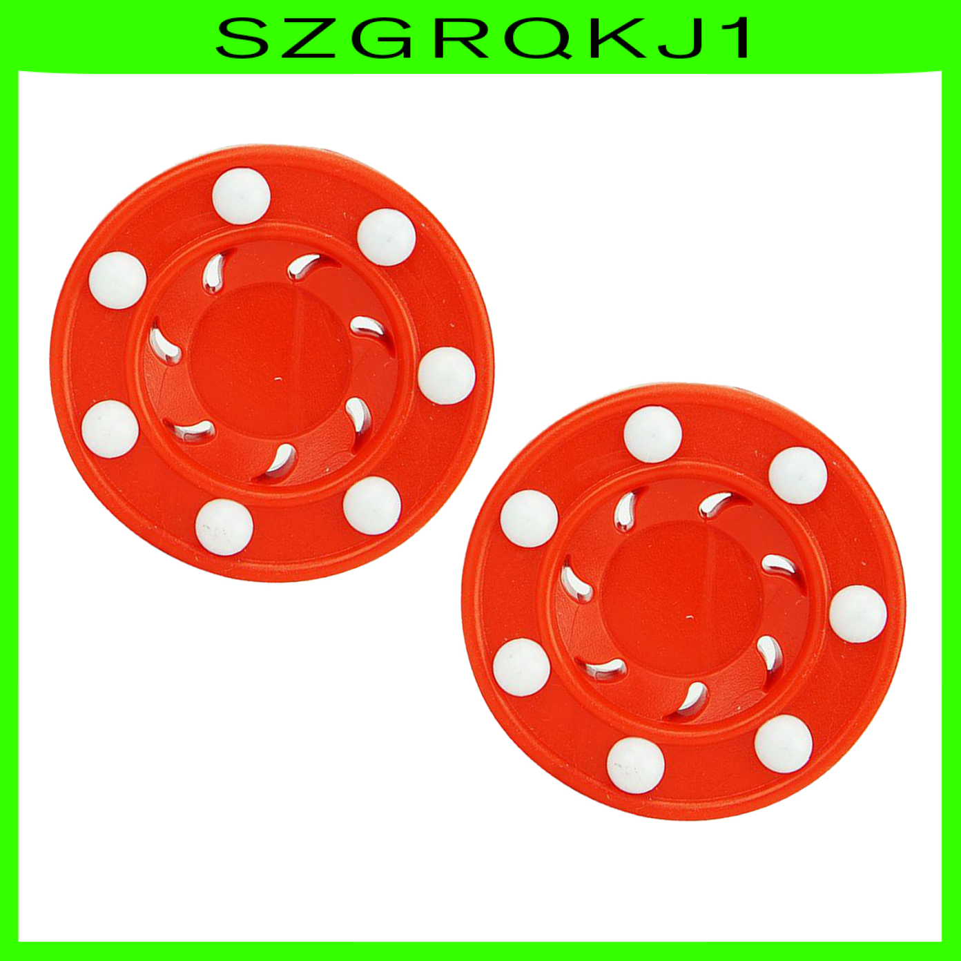 Ready Stock 2pcs Roller Hockey Game Puck Pro Shot for Practicing Training yellow