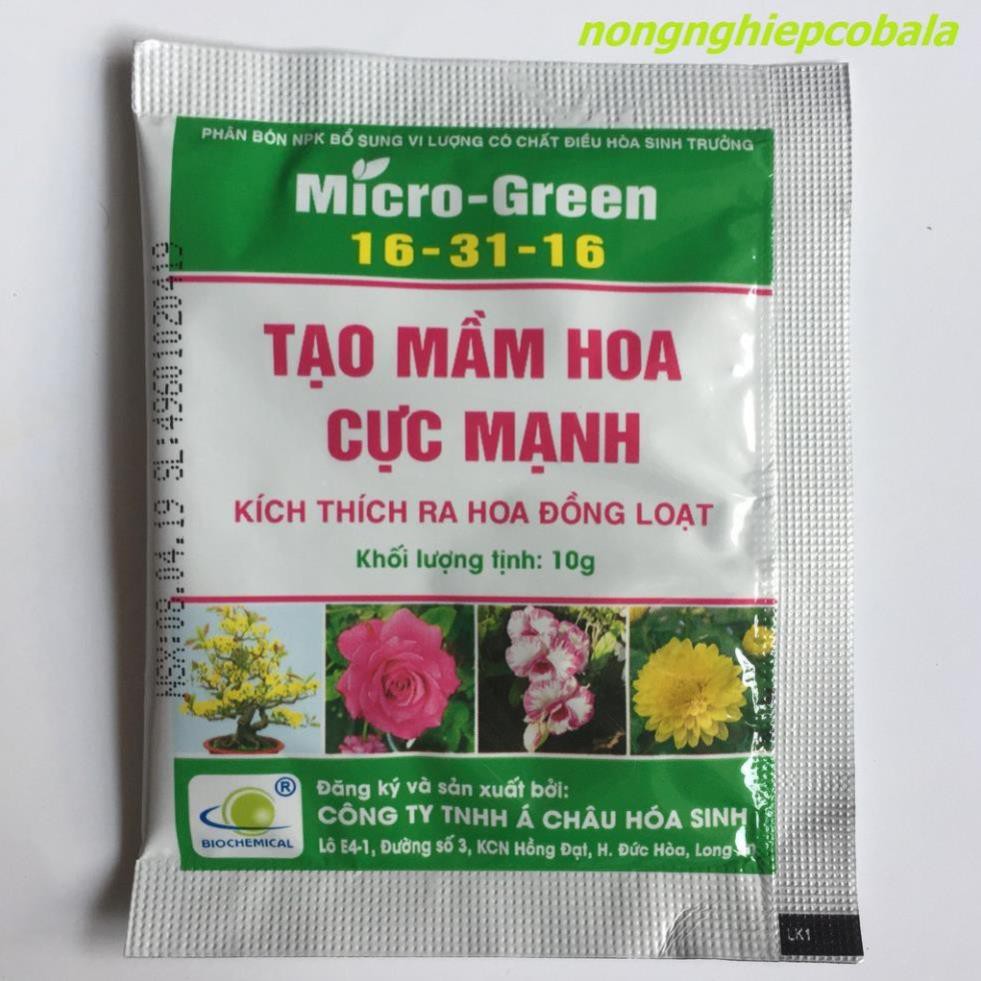 Phân Bón Kích Ra Hoa Micro-Green 16-31-16 10gr