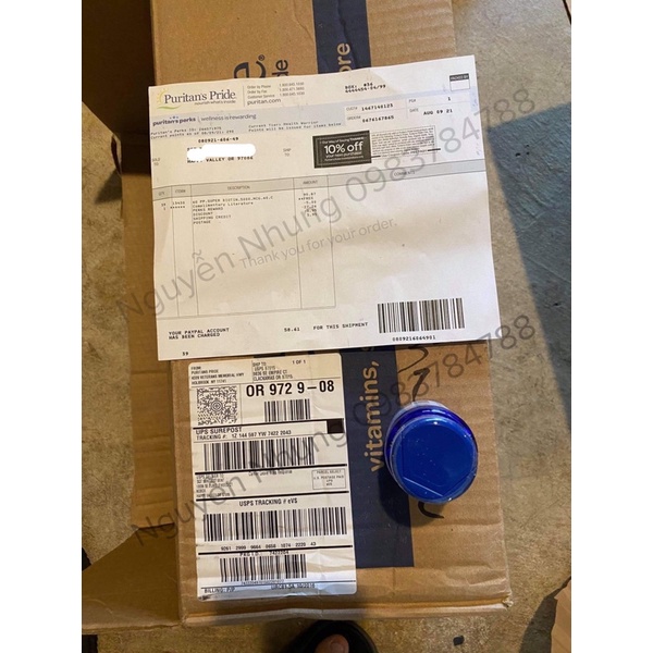 Viên uống mọc tóc, ngăn rụng tóc Biotin Puritan