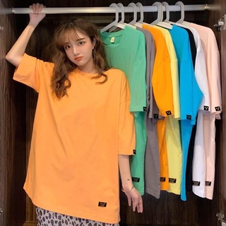 Áo thun form rộng TEE BASIC V9  UNISEX, vải thun cotton  ( V30 )