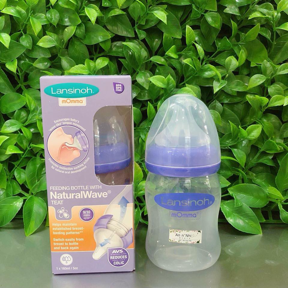Bình sữa Lansinoh dung tích 160ml và 240ml
