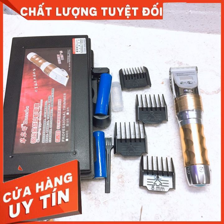 Tông đơ cắt tóc F10 cao cấp dòng tông đơ cắt tóc gia dình và salon,tiện lợi, dễ sử dụng  độ bền cao  có 2 cuc bin sơ cua