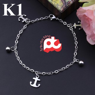 Lắc tay / chân inox dễ thương 2