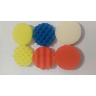 Combo 6 miếng phớt mút đánh bóng rộng 10cm 4in