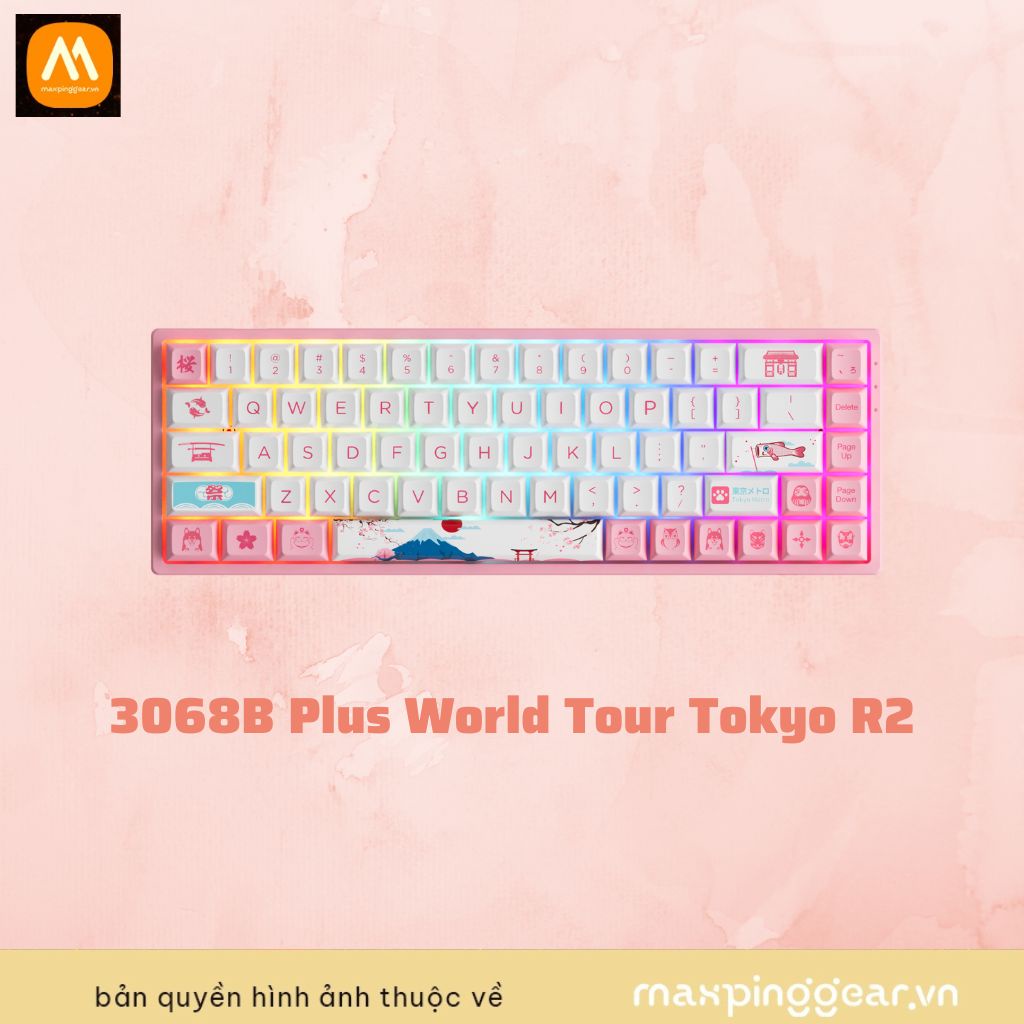 Bàn phím cơ AKKO 3068B Plus World Tour Tokyo R2