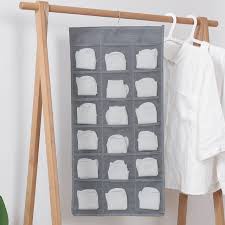 Túi treo tủ đựng đồ lót tất vớ 2 mặt 30 ngăn tiện lợi - Túi đựng đồ lót, áo ngực, vớ 2 mặt 30 ô tiết kiệm khôg gian