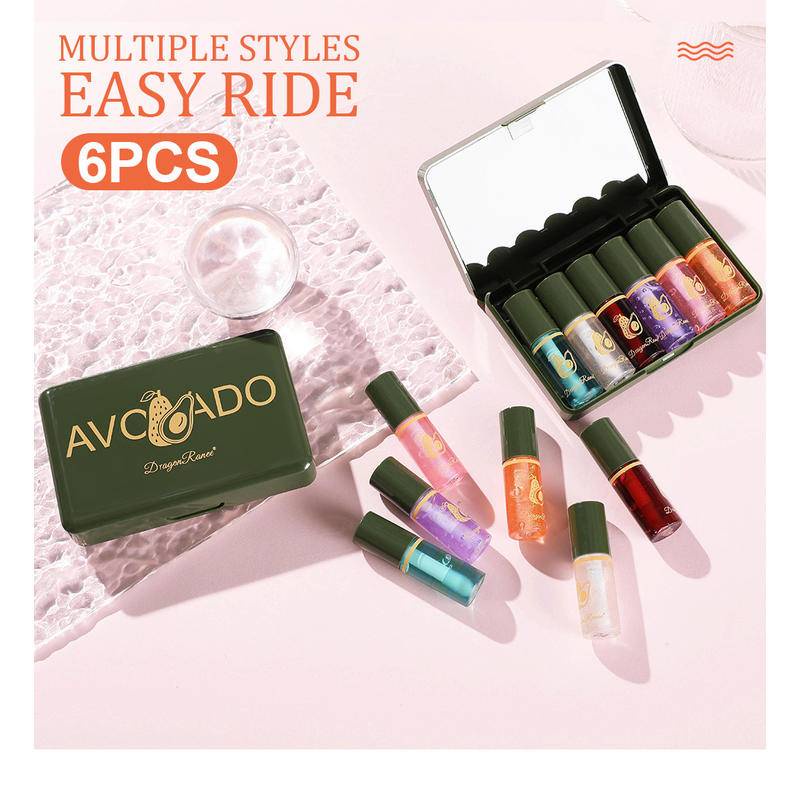 Set 6 son bóng dạng lỏng dưỡng ẩm màu sắc long lanh quyến rũ