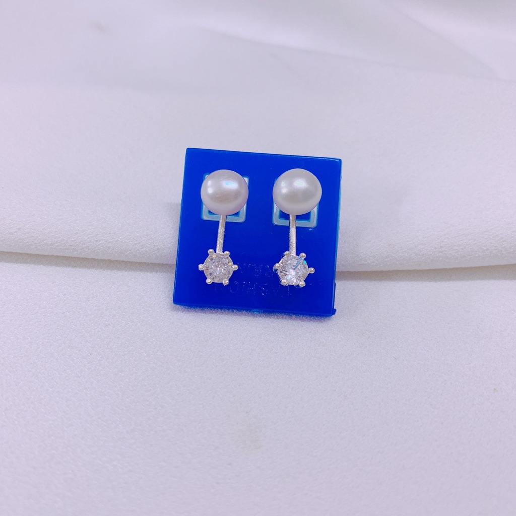 Bông tai nụ bạc nhỏ xinh xắn LINH MIU SILVER