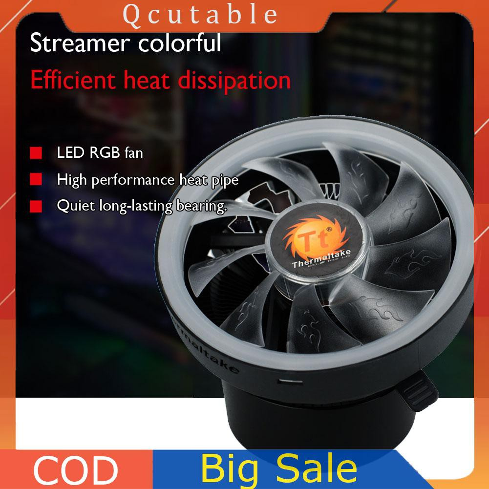 Thermaltake Tt Cooling CPU Cooler Fan 12V RGB Computer Heatsink Radiator